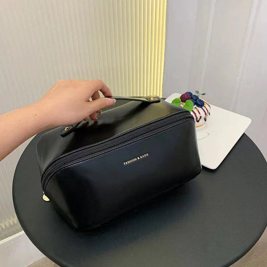 Cosmetische tas reizen groot - elegante make-up organizer voor dames met ritssluiting