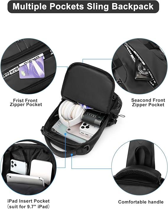 Crossbody Sling Tas – Compacte Schoudertas voor Dagelijks