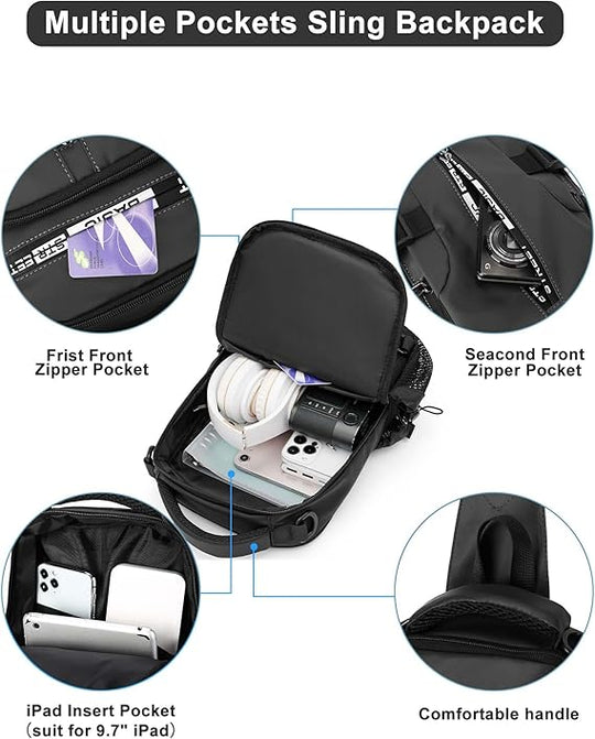Crossbody Sling Tas – Compacte Schoudertas voor Dagelijks