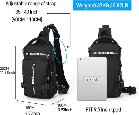 Crossbody Sling Tas – Compacte Schoudertas voor Dagelijks