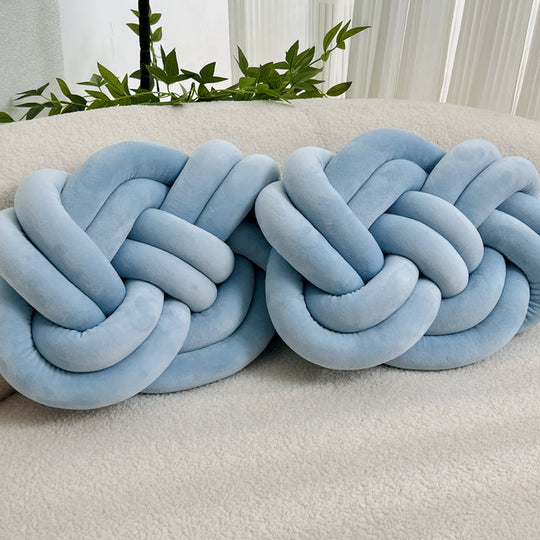 Set of 2 Decorative Plush Cushions