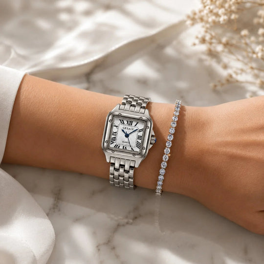 Dames Horloge – Vintage Model van Edelstaal