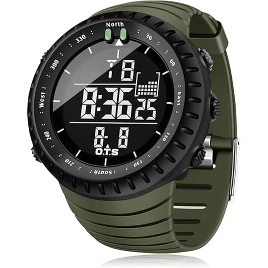 Digitaal Sporthorloge Heren – Waterdicht met Stopwatch