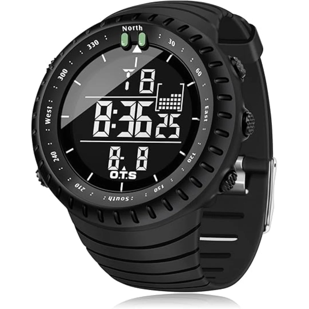 Digitaal Sporthorloge Heren – Waterdicht met Stopwatch