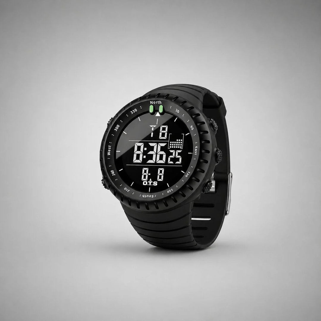 Digitaal Sporthorloge – Waterdicht &amp; Schokbestendig met LED, Alarm en Stopwatch