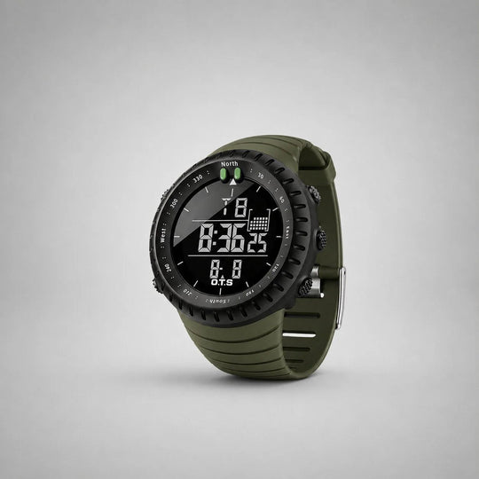 Digitaal Sporthorloge – Waterdicht &amp; Schokbestendig met LED, Alarm en Stopwatch