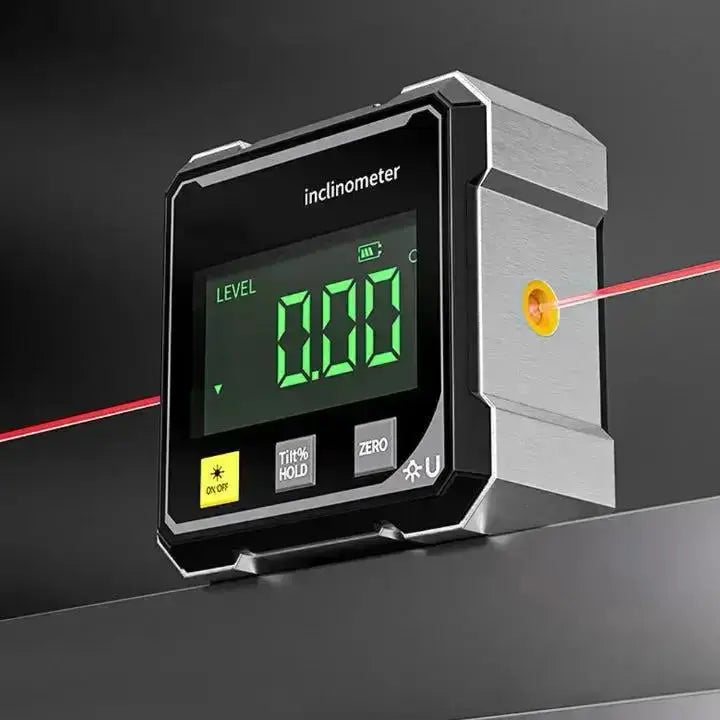 Digitale Waterpas met Laser - Magnetische Voet - USB Oplaadbaar