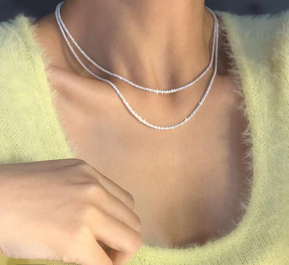 Starlight Ketting Set van Zilver