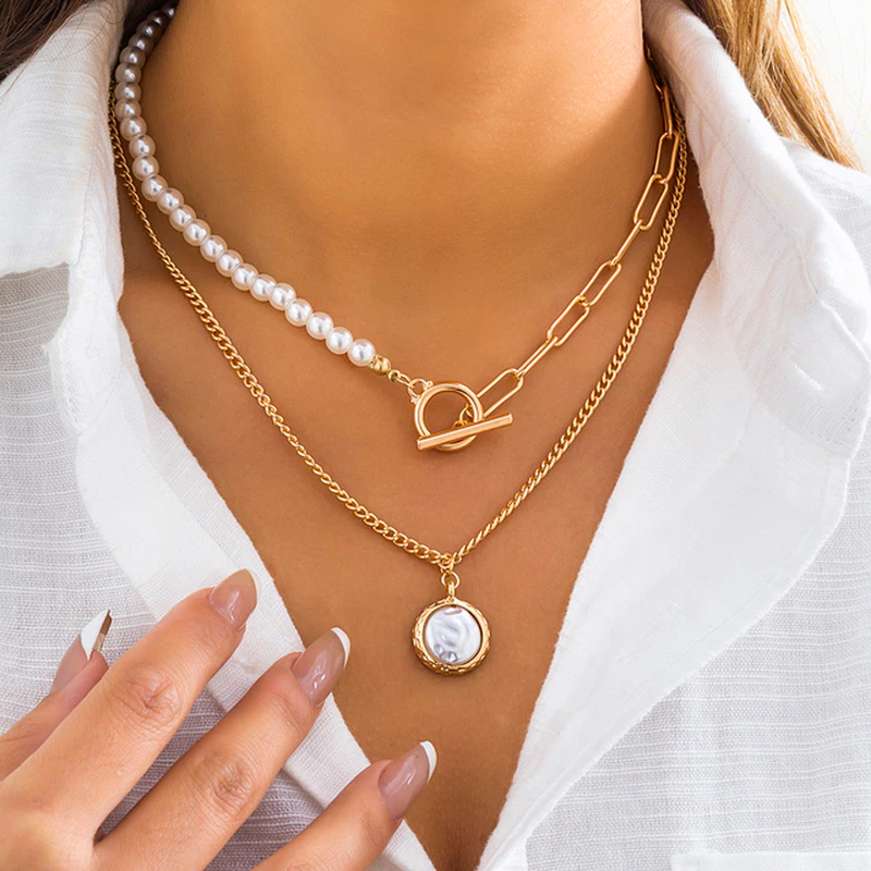 Gelaagde Parelketting – Tijdloze Elegantielaagjes