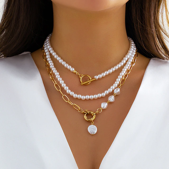 Gelaagde Parelketting – Tijdloze Elegantielaagjes