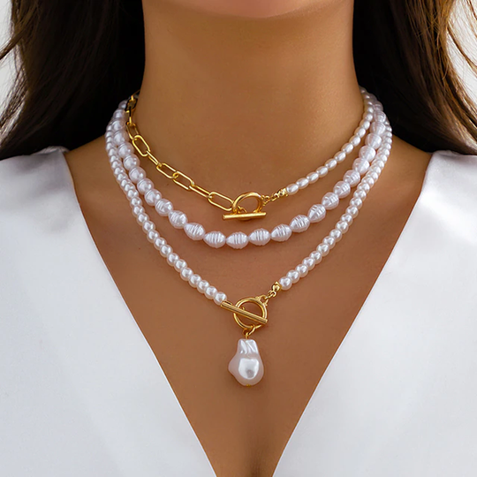 Gelaagde Parelketting – Tijdloze Elegantielaagjes