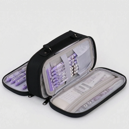 Etui Multifunctioneel met Vakken &amp; Rits – Modulax