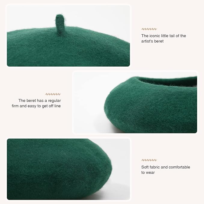 Franse Baret Wol – Klassieke Dames Baret