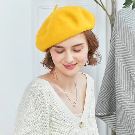 Franse Baret Wol – Klassieke Dames Baret