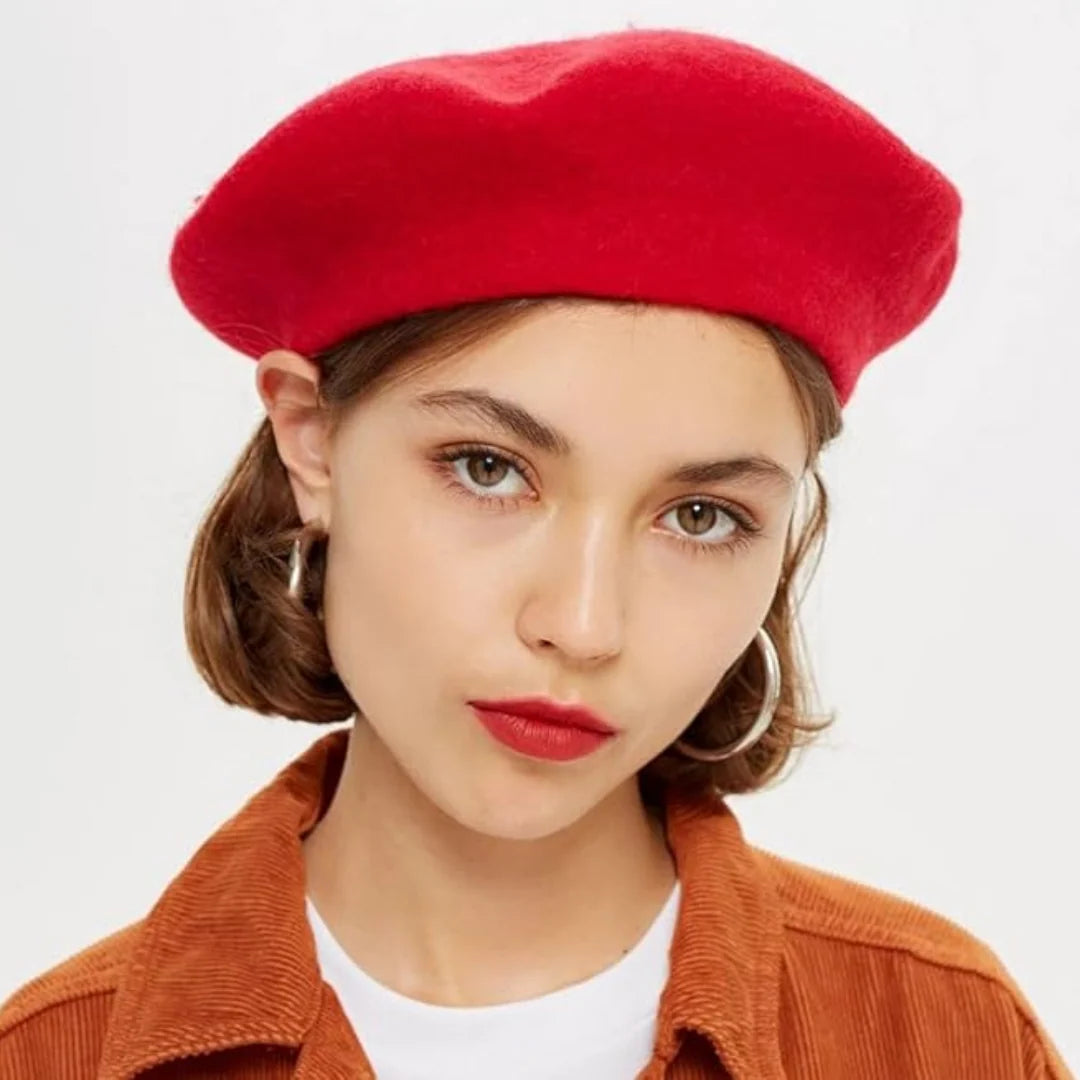 Franse Baret Wol – Klassieke Dames Baret