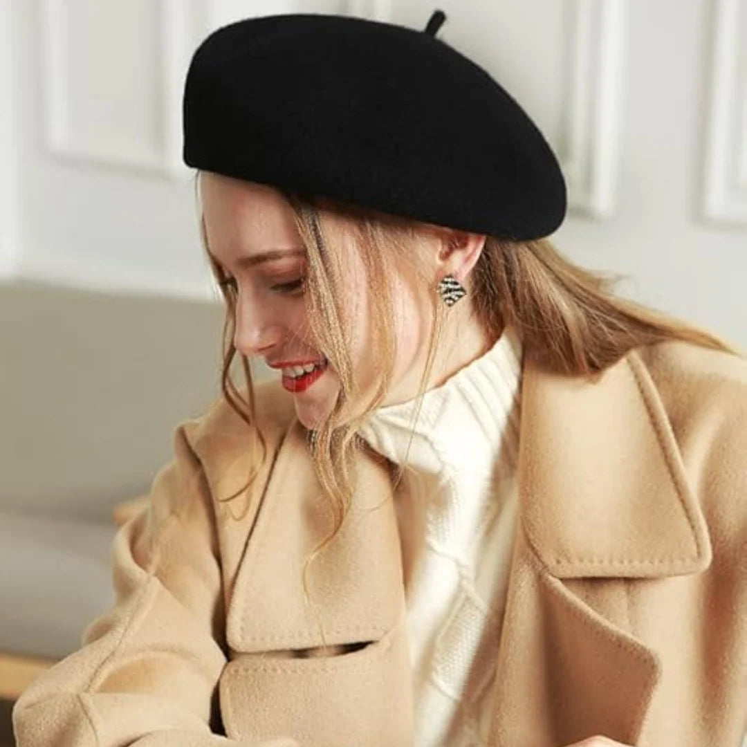 Franse Baret Wol – Klassieke Dames Baret