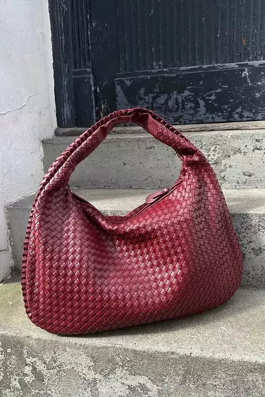 Gevlochten Shopper XL – Ruime Dames Schoudertas