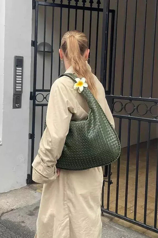 Gevlochten Shopper XL – Ruime Dames Schoudertas