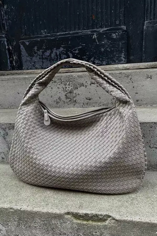 Gevlochten Shopper XL – Ruime Dames Schoudertas
