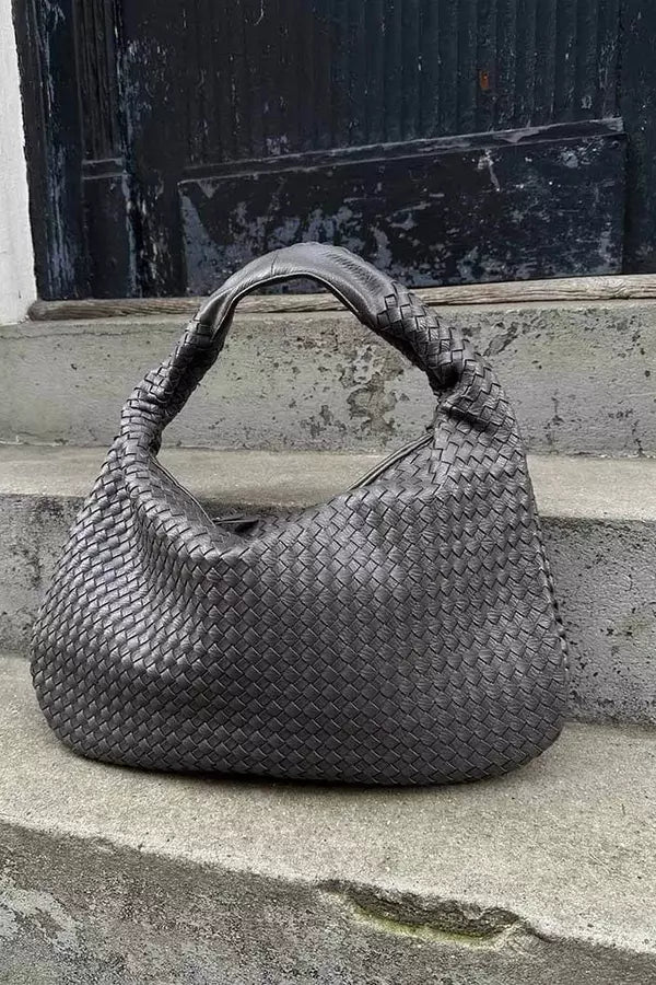 Gevlochten Shopper XL – Ruime Dames Schoudertas