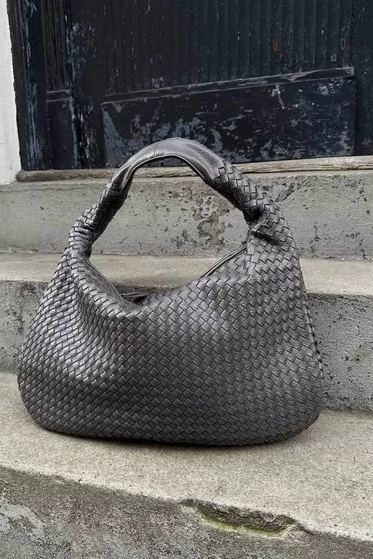 Gevlochten Shopper XL – Ruime Dames Schoudertas