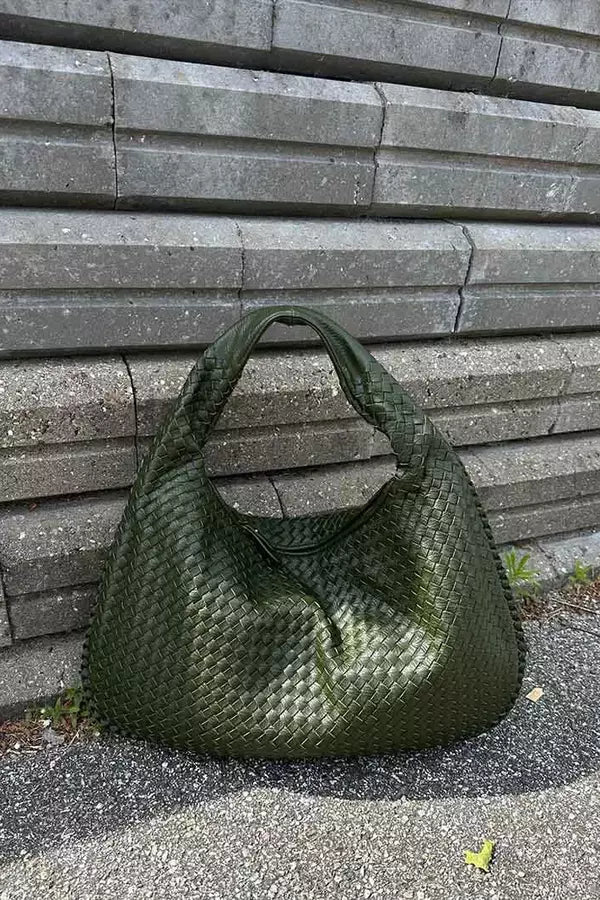Gevlochten Shopper XL – Ruime Dames Schoudertas