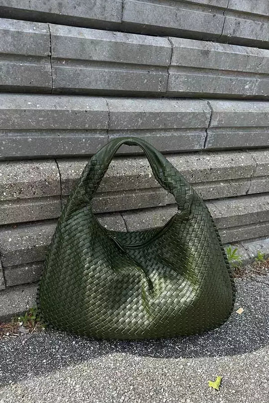Gevlochten Shopper XL – Ruime Dames Schoudertas