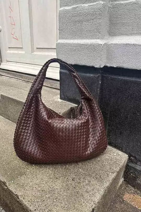 Gevlochten Shopper XL – Ruime Dames Schoudertas