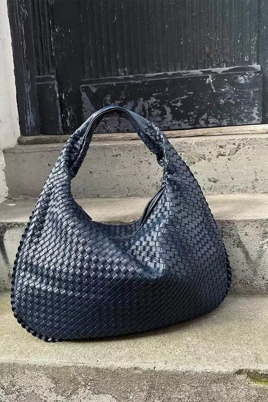 Gevlochten Shopper XL – Ruime Dames Schoudertas