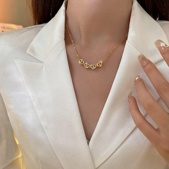 Clover Necklace – Luck, Love &amp; Trust Around Your Neck