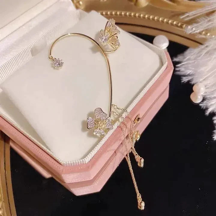 Sparkling Butterfly Ear Cuffs – Luxury Look Without Piercings