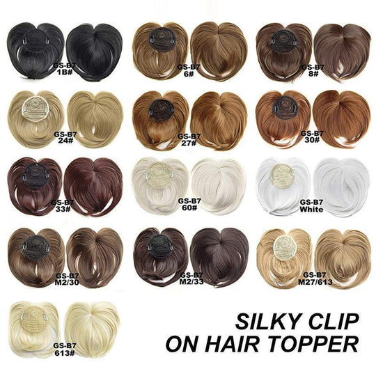 Haartopper Dames – Kort Model met Clips voor Meer Volume