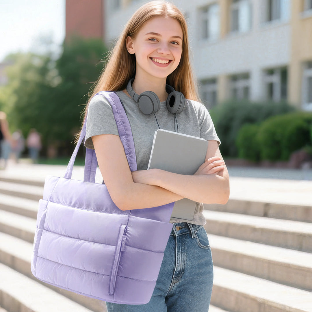 Handtas – Lichtgewicht Puffer Shopper