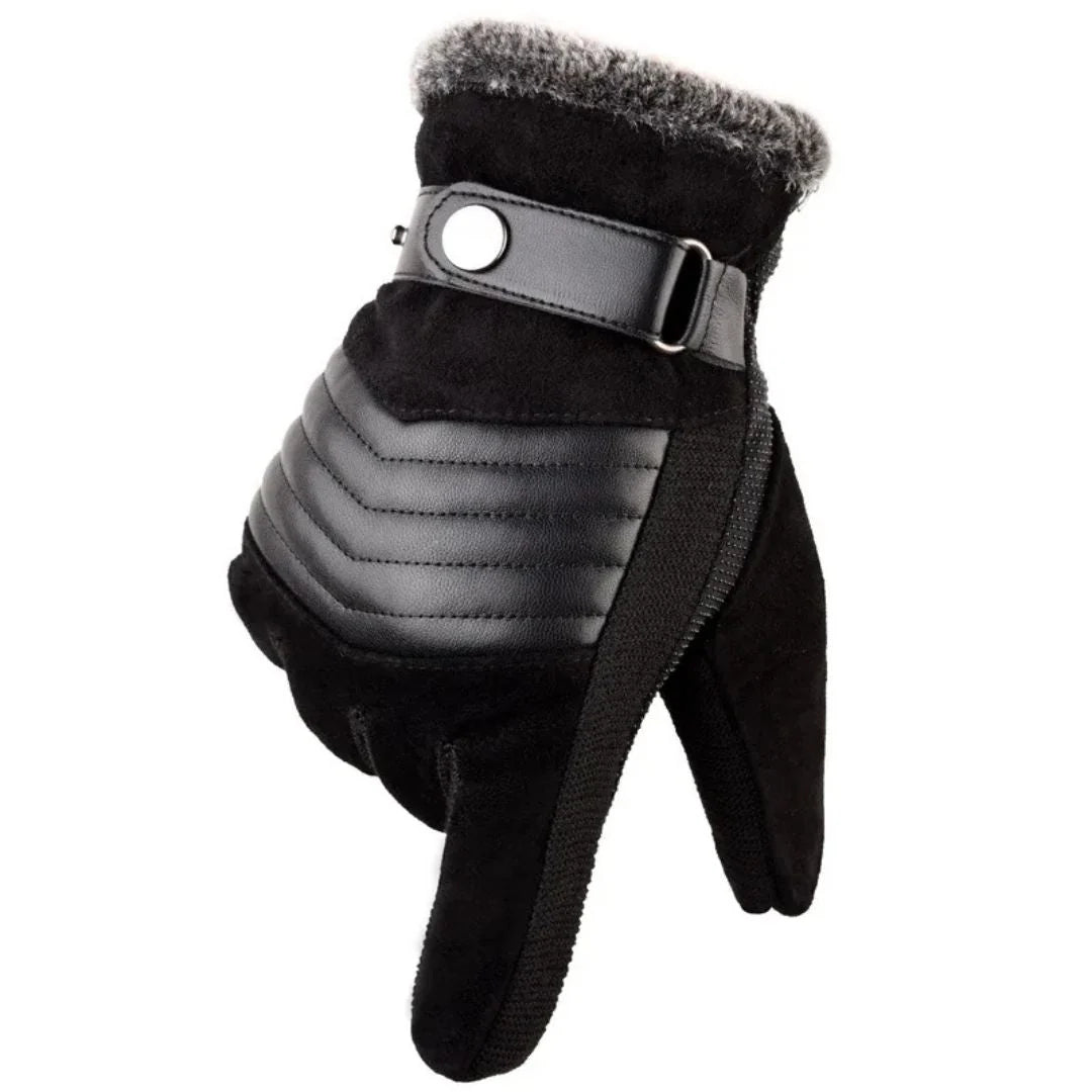 Heren Handschoenen – Gevoerd met Touchscreen Vingertoppen