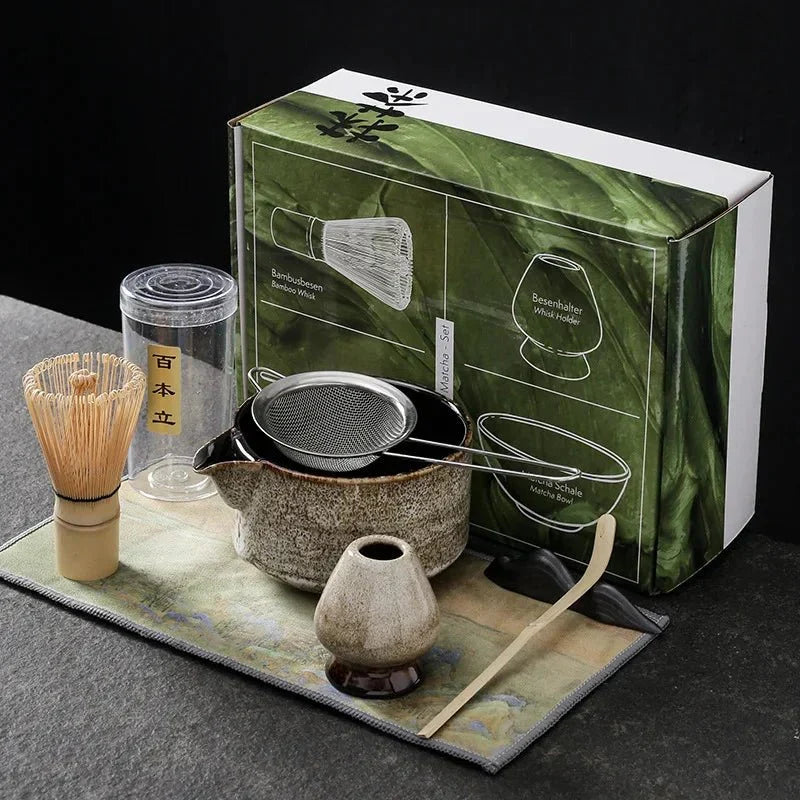 Hommfer - 7-delige Japanse Matcha-set voor de keuken