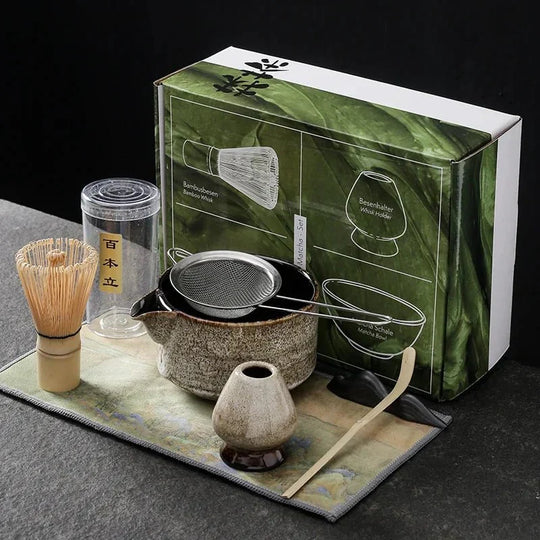 Hommfer - 7-delige Japanse Matcha-set voor de keuken