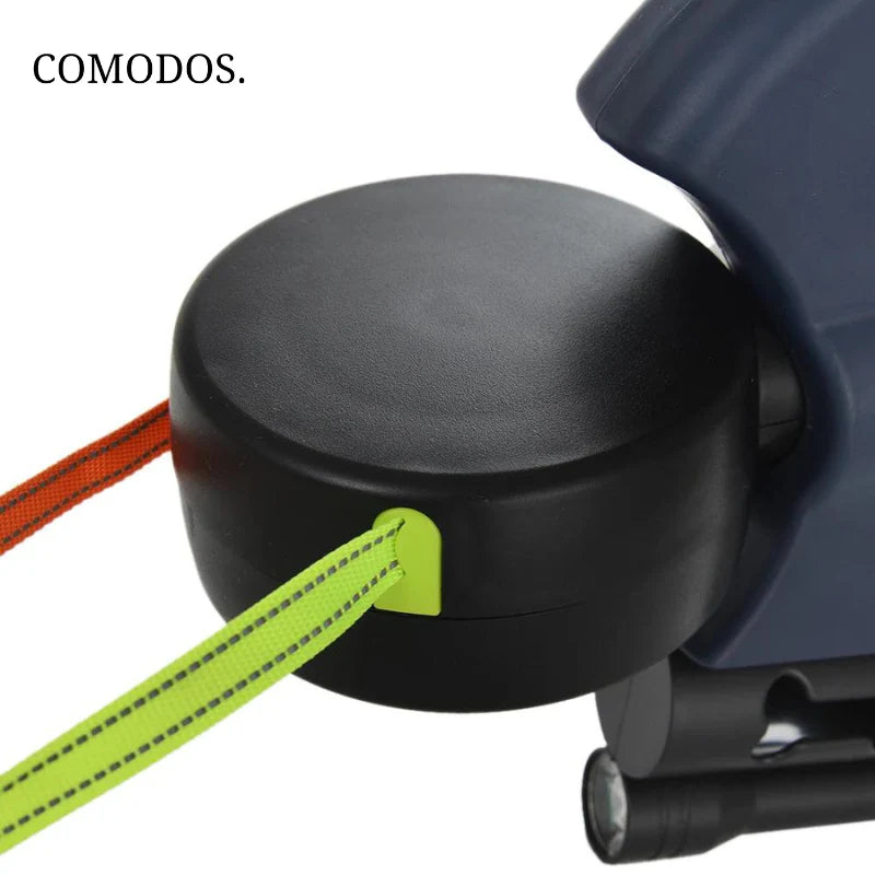Hondenriem Duo - Uitrekbare Riem voor Twee Honden met LED Verlichting