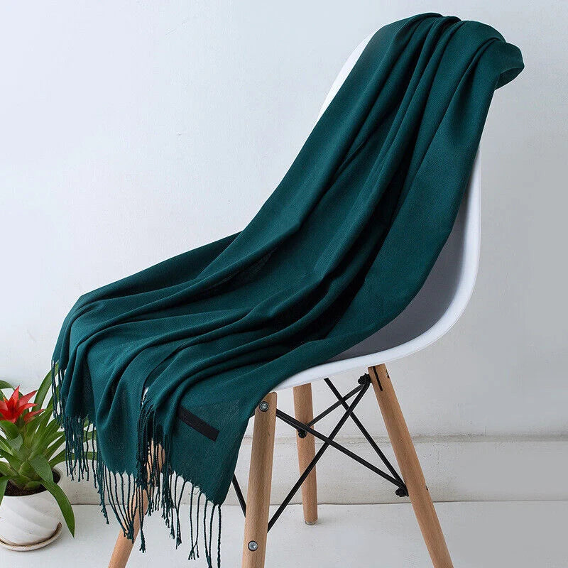 Kasjmier Sjaal Lang – Zachte &amp; Stijlvolle Omslagdoek (200 cm)