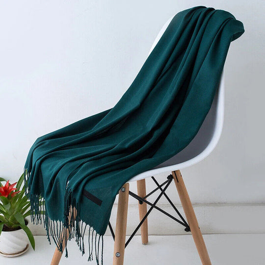 Kasjmier Sjaal Lang – Zachte &amp; Stijlvolle Omslagdoek (200 cm)