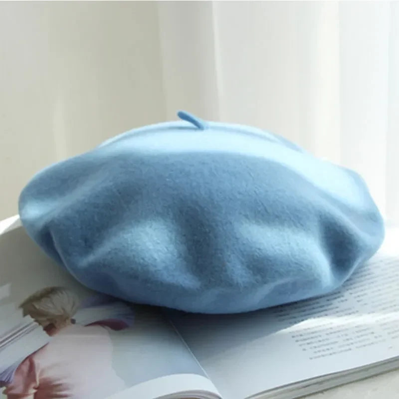 Klassieke Wollen Baret – Dames Baret in 12 Kleuren