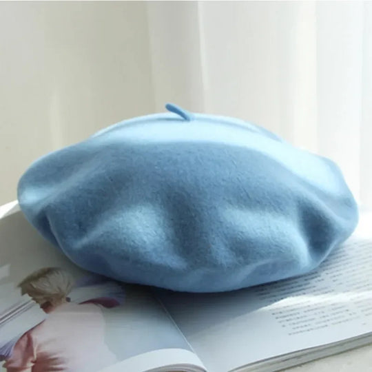 Klassieke Wollen Baret – Dames Baret in 12 Kleuren