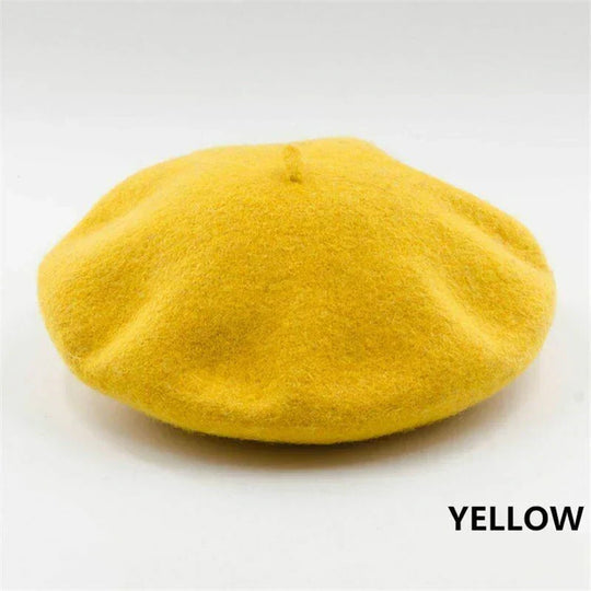 Klassieke Wollen Baret – Dames Baret in 12 Kleuren