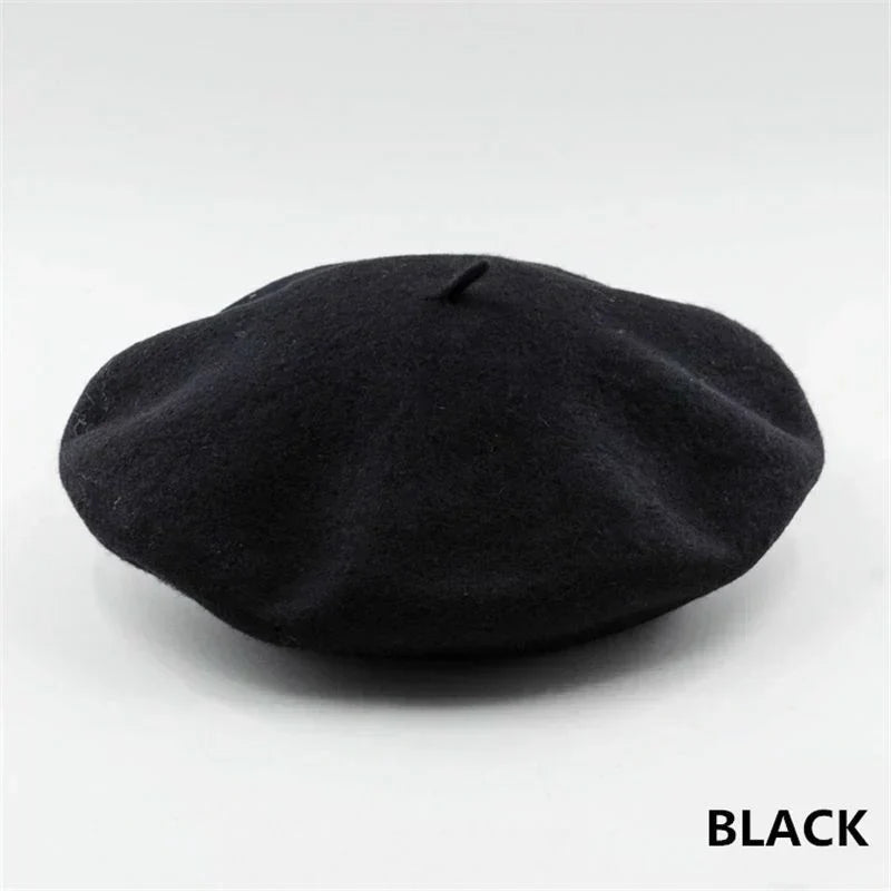 Klassieke Wollen Baret – Dames Baret in 12 Kleuren