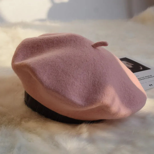 Klassieke Wollen Baret – Dames Baret in 12 Kleuren