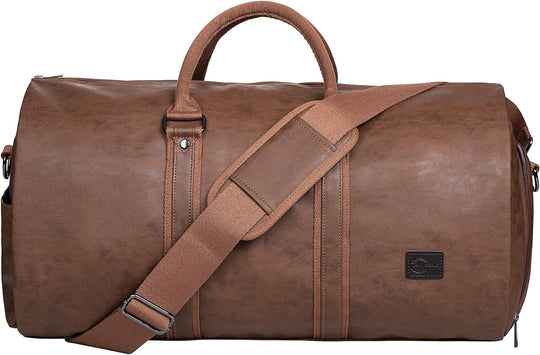 Kledingtas Weekendtas 2-in-1 – PU Leer, Handbagage