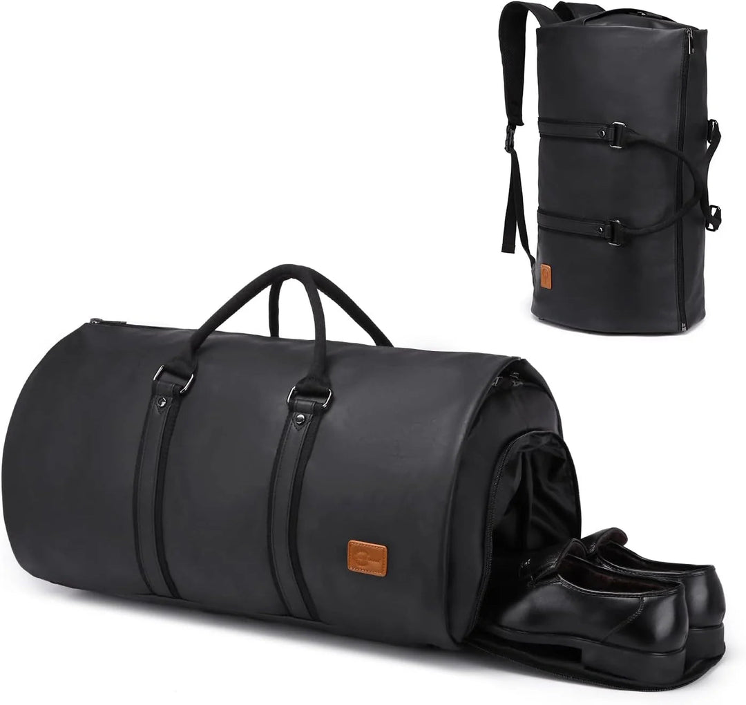Kledingtas Weekendtas 2-in-1 – PU Leer, Handbagage