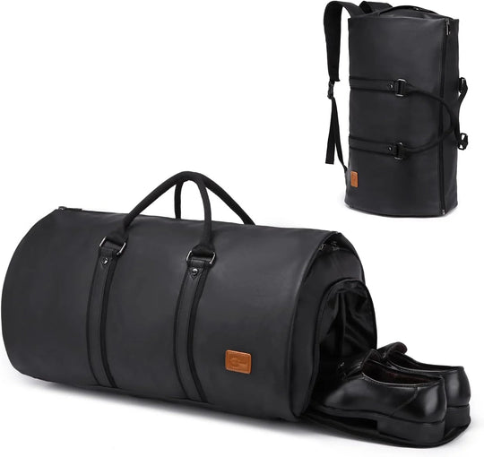 Kledingtas Weekendtas 2-in-1 – PU Leer, Handbagage