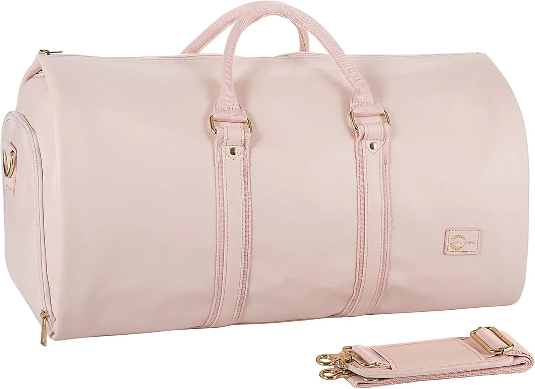 Kledingtas Weekendtas 2-in-1 – PU Leer, Handbagage