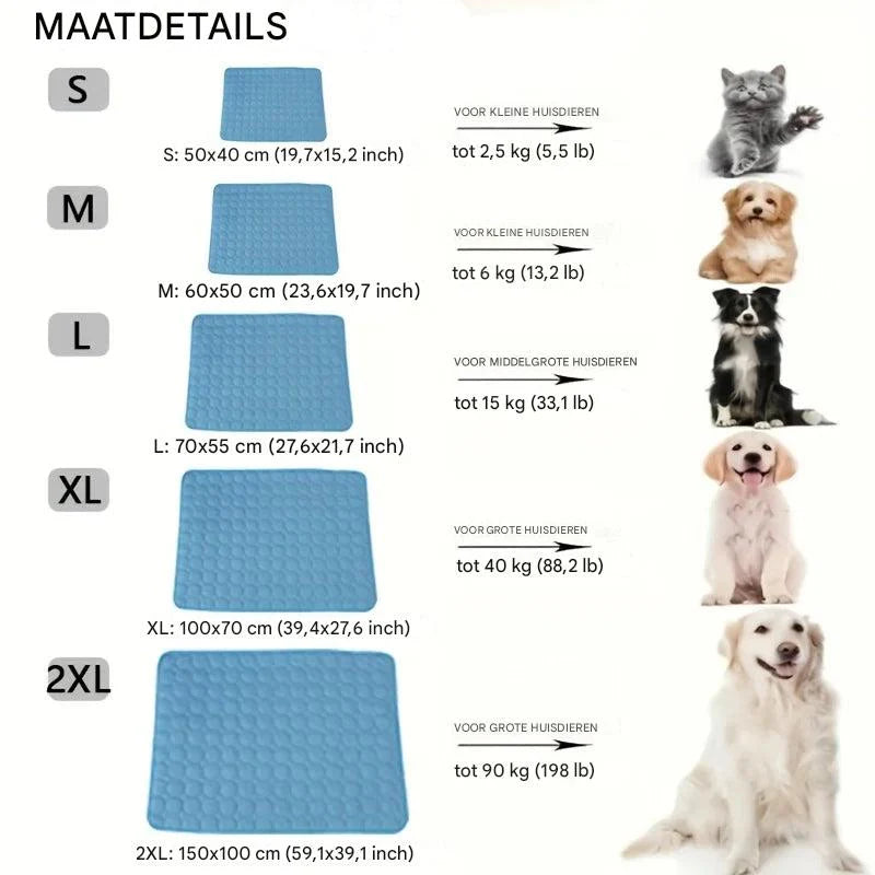 Koelmat Huisdieren – Verkoelende Mat voor Hond &amp; Kat