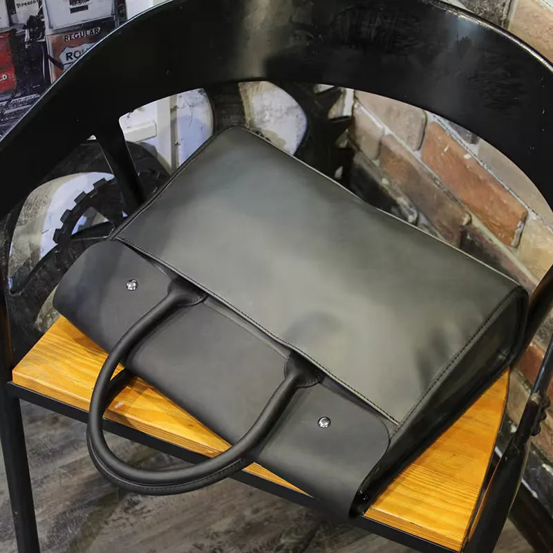 Laptoptas met Flap – Dubbele Handvatten, Zakelijk Model